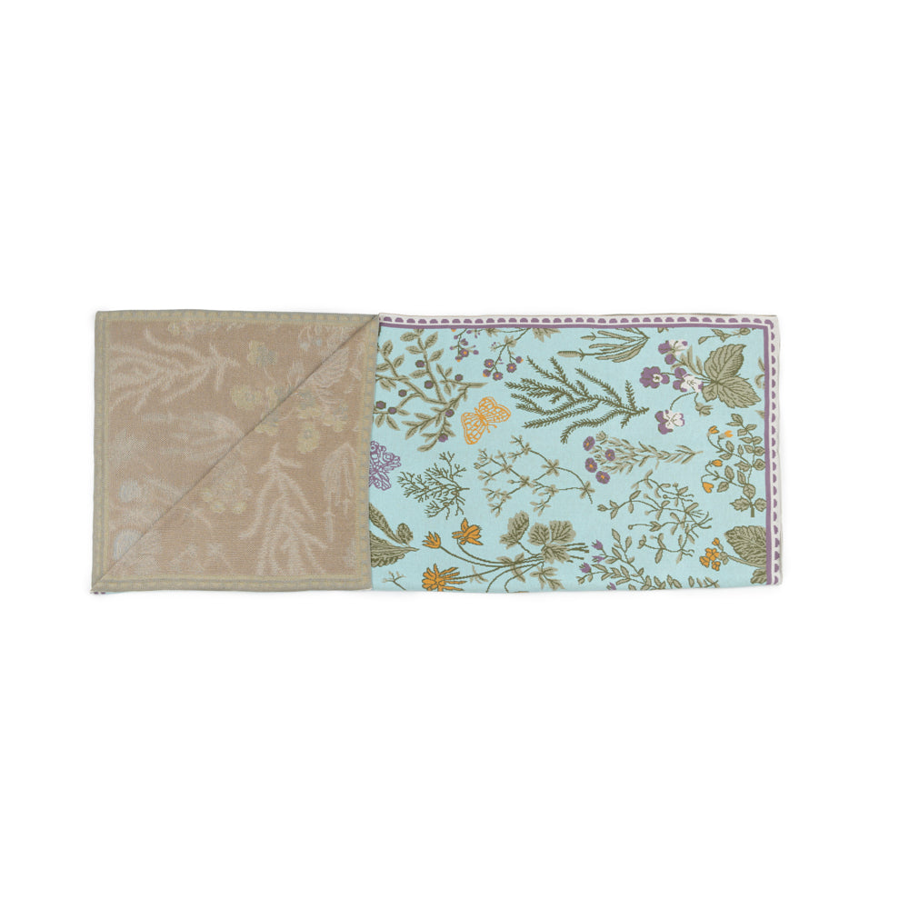 Myra Western Skies Meadow Throw in Mesa Aqua - Myra USA