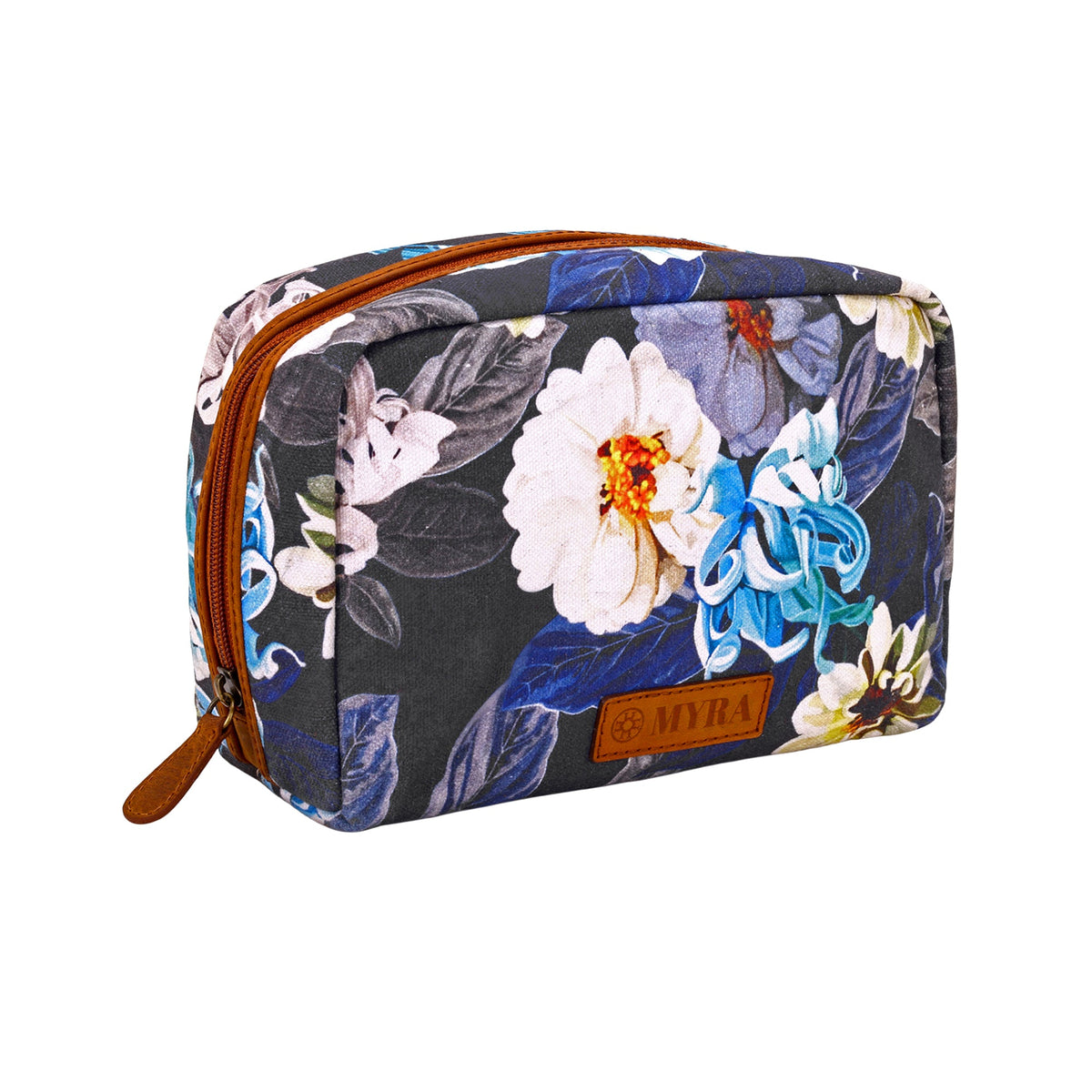 Myra Damianita Makeup Kit in blue floral - Myra USA