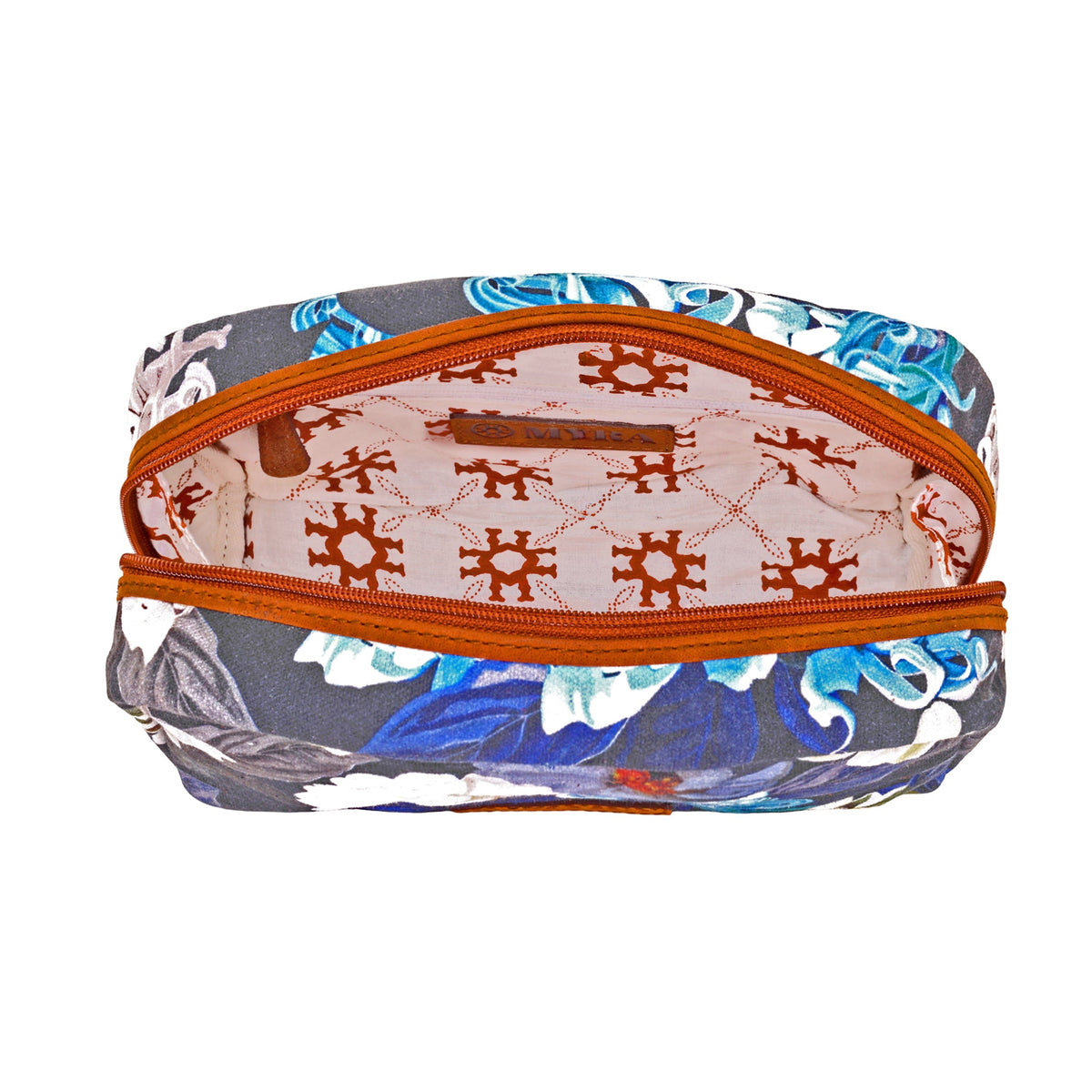 Myra Damianita Makeup Kit in blue floral - Myra USA