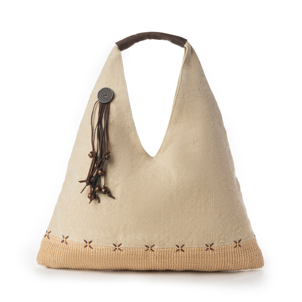 Myra Sandmoor Soft Shoulder Bag in Sandy Espresso - Myra USA