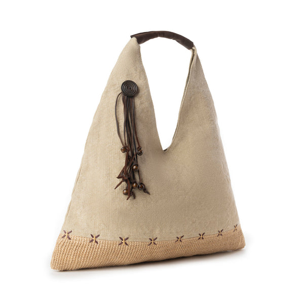 Myra Sandmoor Soft Shoulder Bag in Sandy Espresso - Myra USA