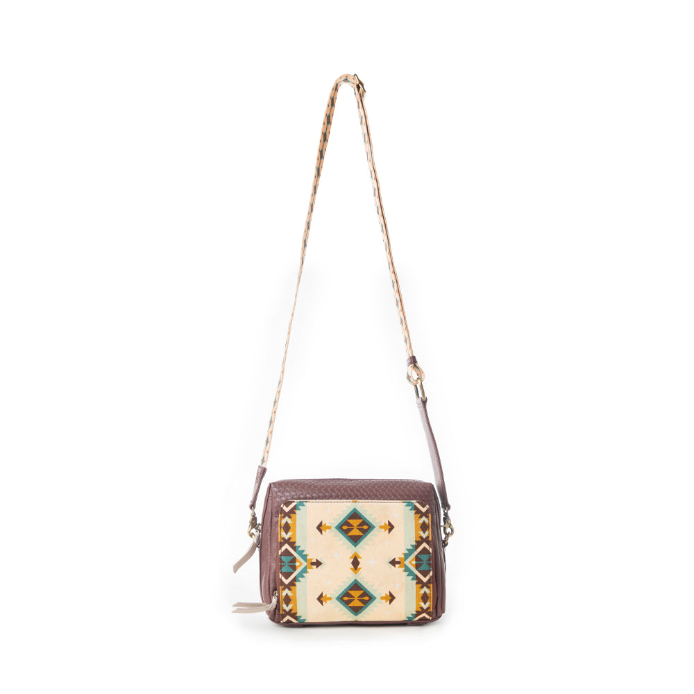 Myra Pueblo Sun Crossbody Bag in Desert Mahogany - Myra USA