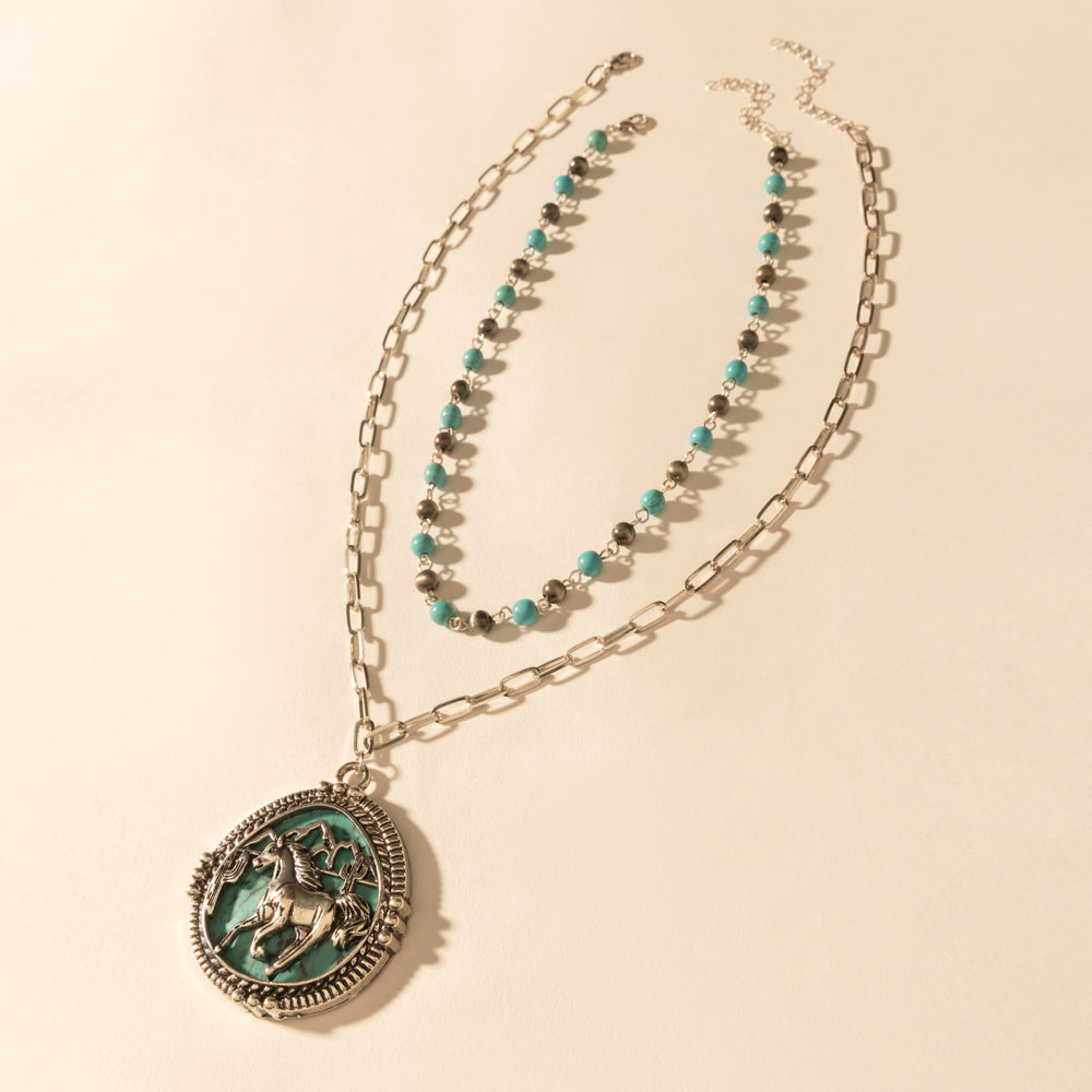 Myra The Lone Rider Chain in Turquoise - Myra USA
