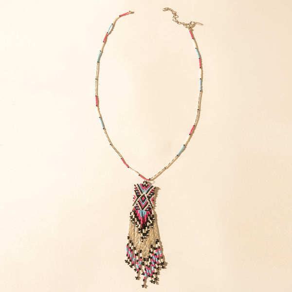Myra Sky and Coral in necklace in Turquoise - Myra USA