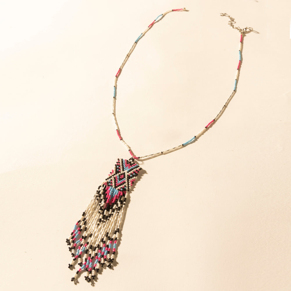 Myra Sky and Coral in necklace in Turquoise - Myra USA