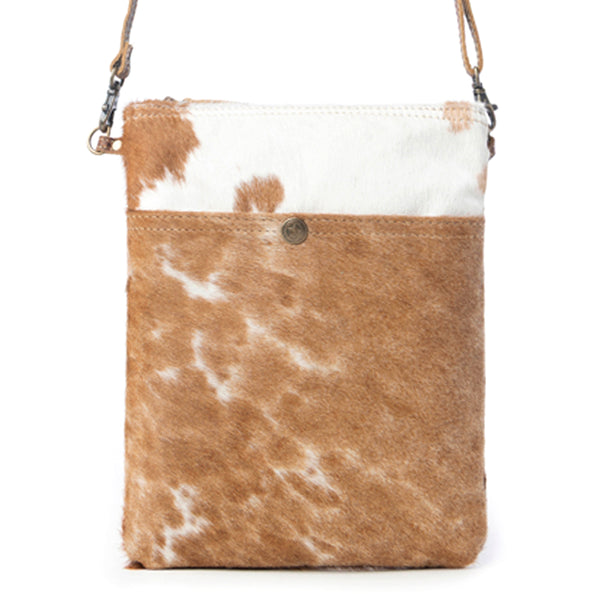 White & Cocoa Small And Cross Body Bag - Myra USA