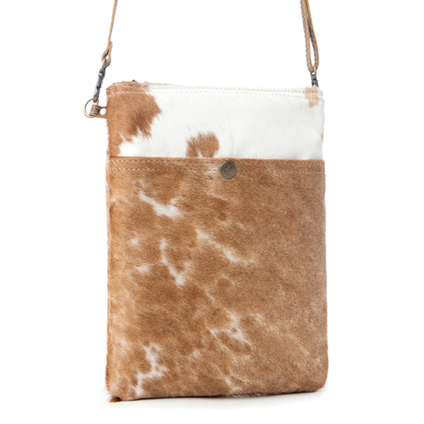 White & Cocoa Small And Cross Body Bag - Myra USA