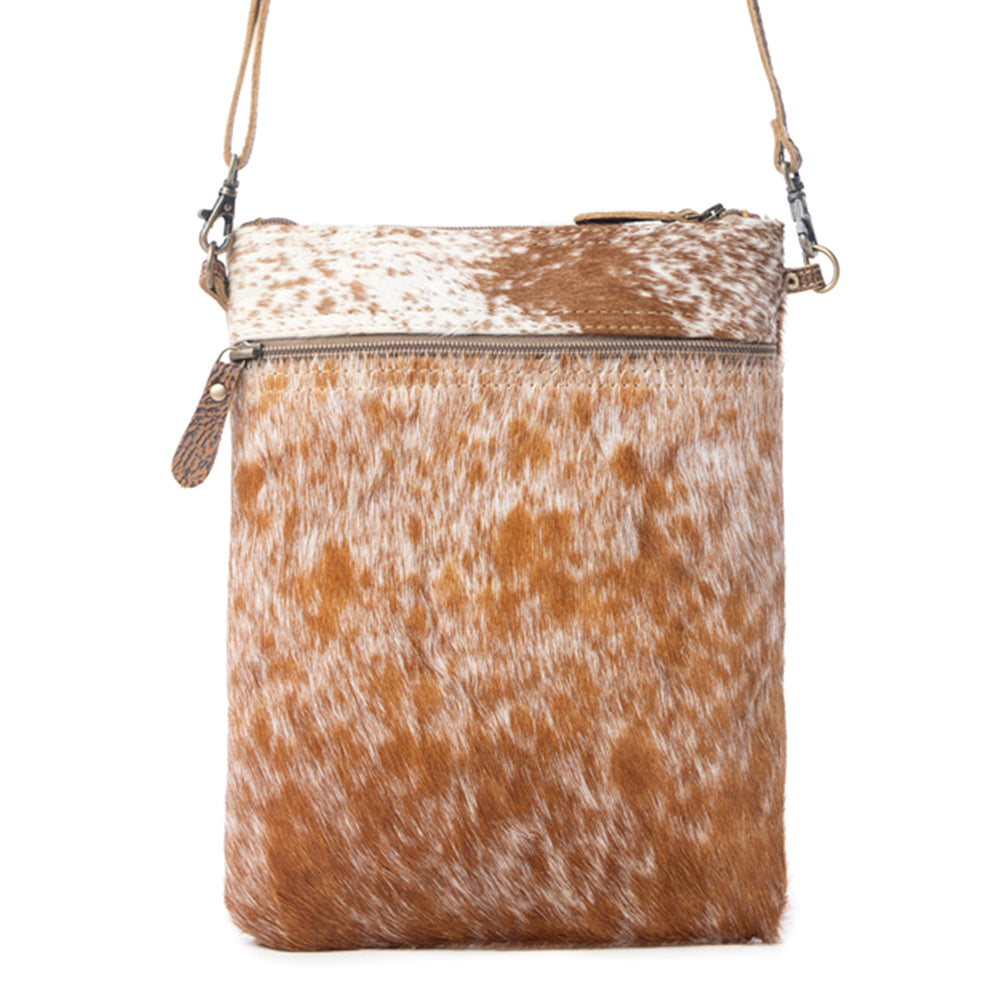 White & Cocoa Small And Cross Body Bag - Myra USA
