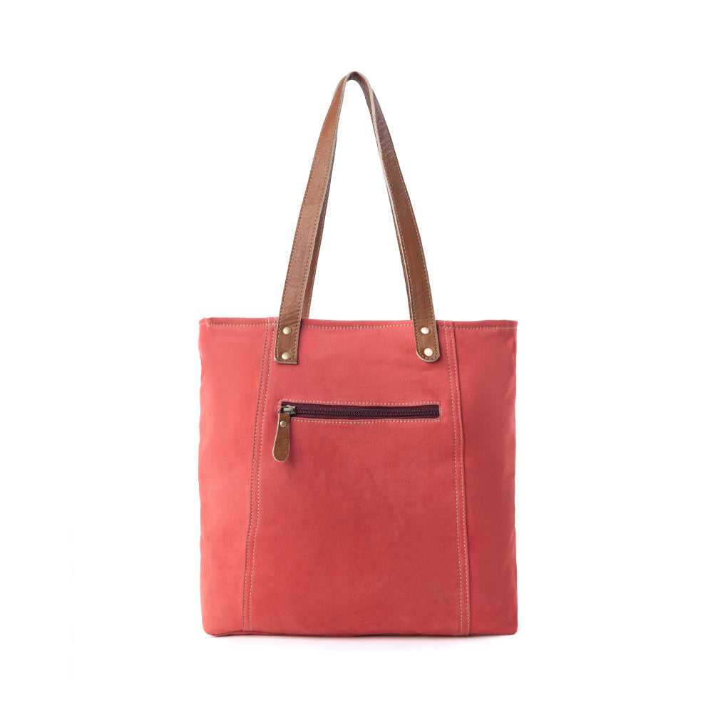 Myra Desert Trail Tote Bag in Canyon Coral - Myra USA