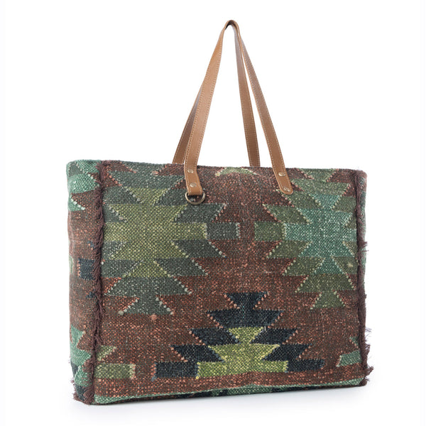 Myra Canyon Range Weekender Bag in Olive Green - Myra USA