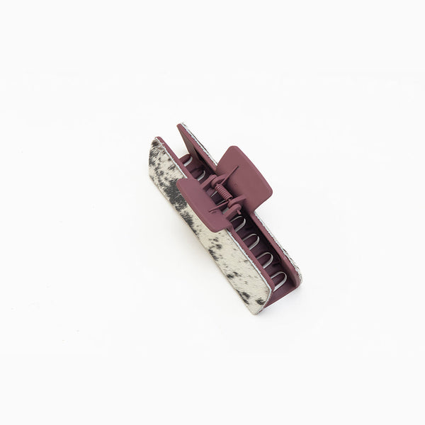 Myra Trailmark Black & White Hairon Hair Clip - Myra USA