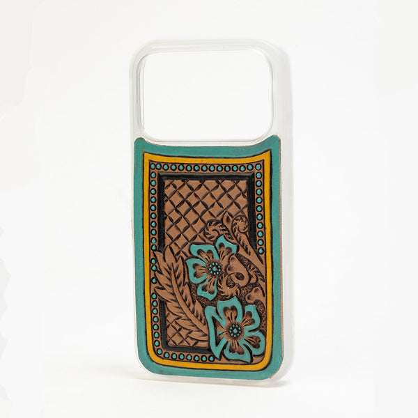 Myra Latticeforge Handtooled iPhone 17 Pro Mobile Case - Myra USA