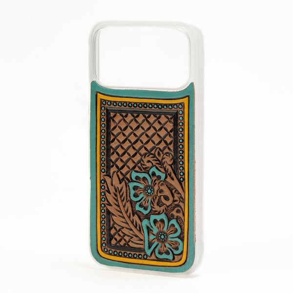 Myra Latticeforge Handtooled iPhone 17 Pro Max Mobile Case - Myra USA