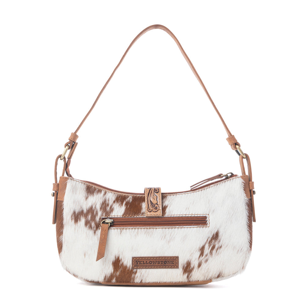 Myra Yellowstone Timberline Handtooled Bag in Walnut Brown - Myra USA