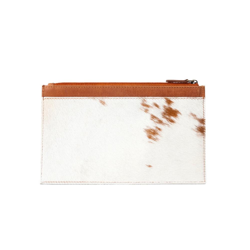 Hayride Hairon Leather Pouch for Women in brown - Myra USA