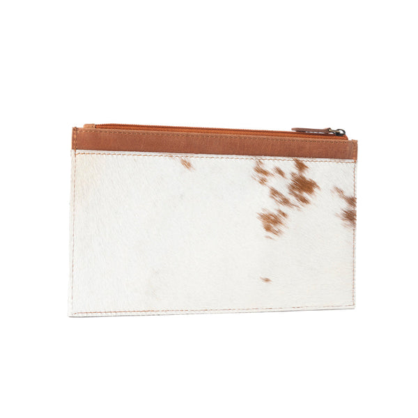 Hayride Hairon Leather Pouch for Women in brown - Myra USA