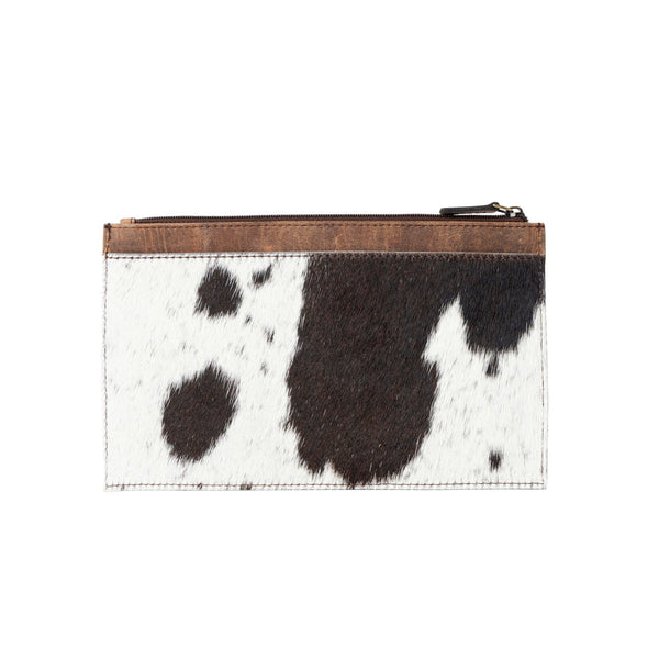 Hayride Hairon Leather Pouch for Women in black - Myra USA