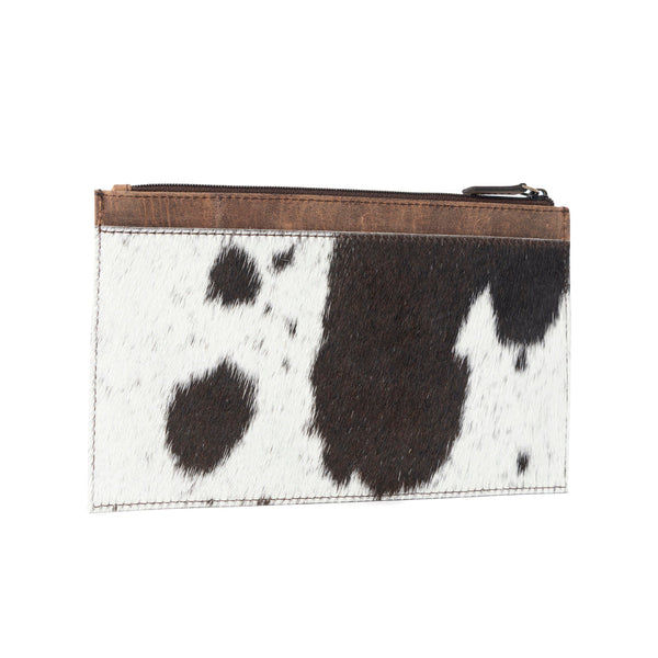 Hayride Hairon Leather Pouch for Women in black - Myra USA