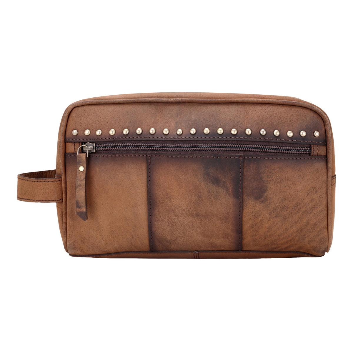 Myra Cedar Bluff Men's Pouch in brown with studs - Myra USA