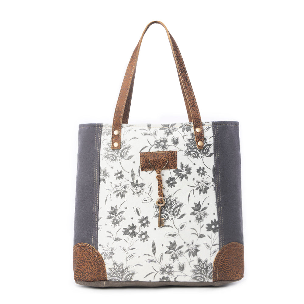 Abstract Key Tote Bag - Myra USA