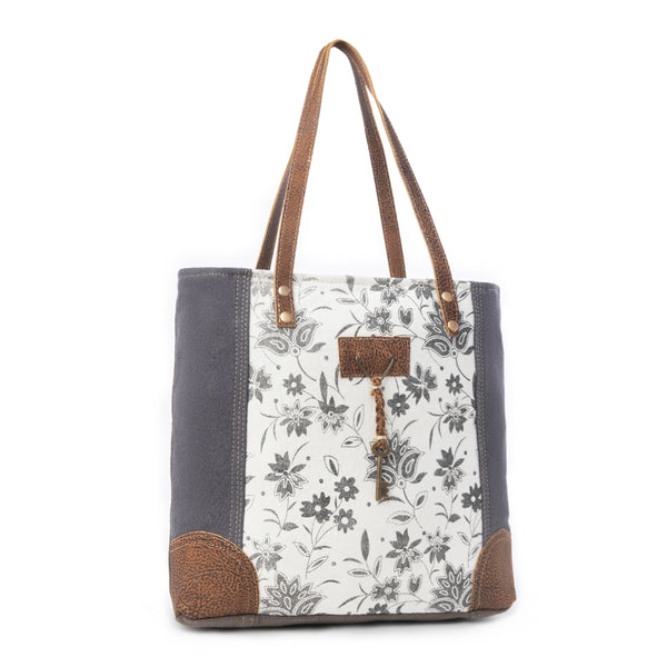 Abstract Key Tote Bag - Myra USA