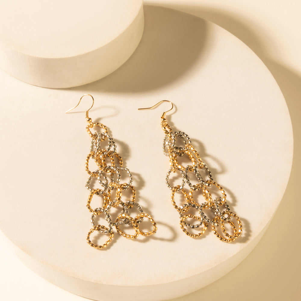 Myra RoperLasso Loop Earrings in Burnished Amber - Myra USA