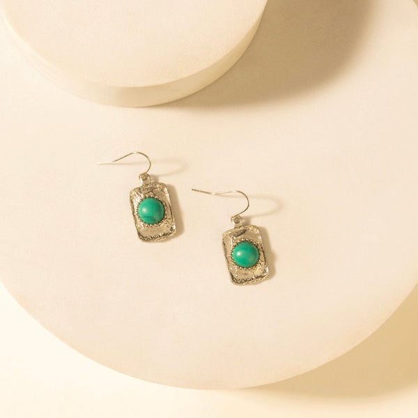 Myra Outrider Tassel Earrings in Desert Turquoise - Myra USA