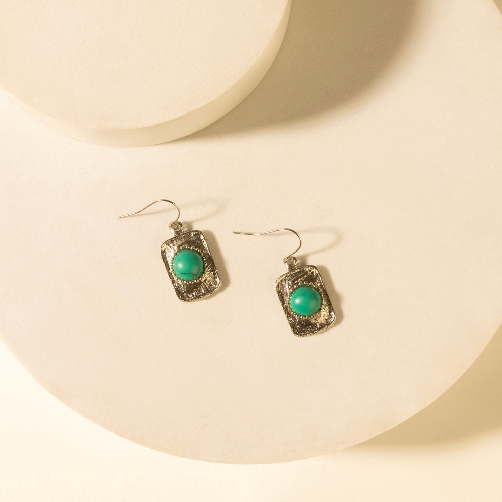 Myra Outrider Tassel Earrings in Desert Turquoise - Myra USA