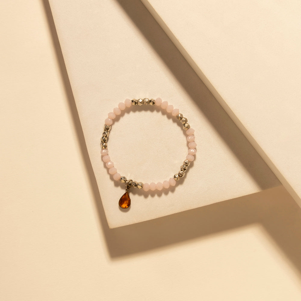 Myra Wild Soul Charm Bracelet in Desert Blush - Myra USA
