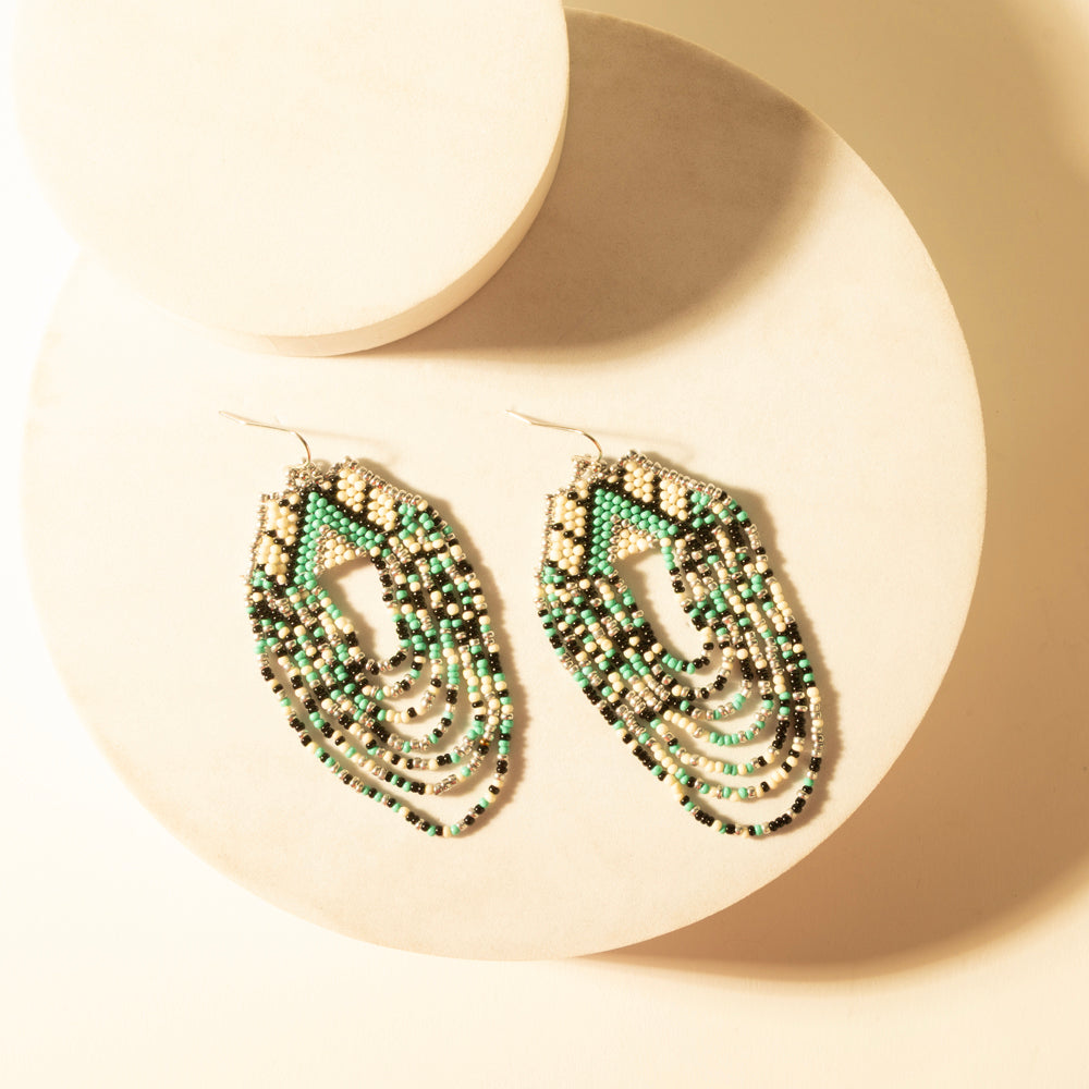 Myra Cheyenne Drape Earrings in Sonora Turquoise - Myra USA