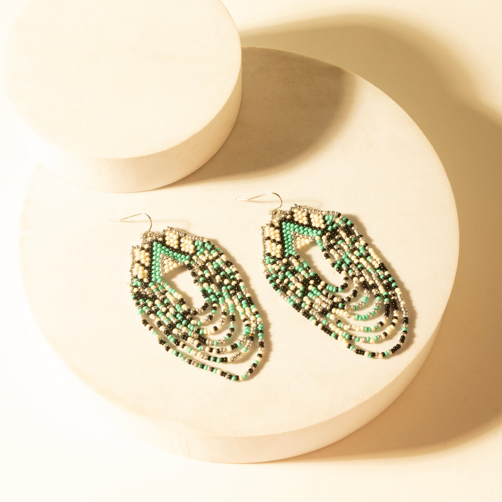Myra Cheyenne Drape Earrings in Sonora Turquoise - Myra USA