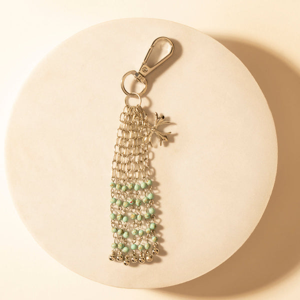 Myra Hitch Chain Keychain in Desert Turquoise - Myra USA