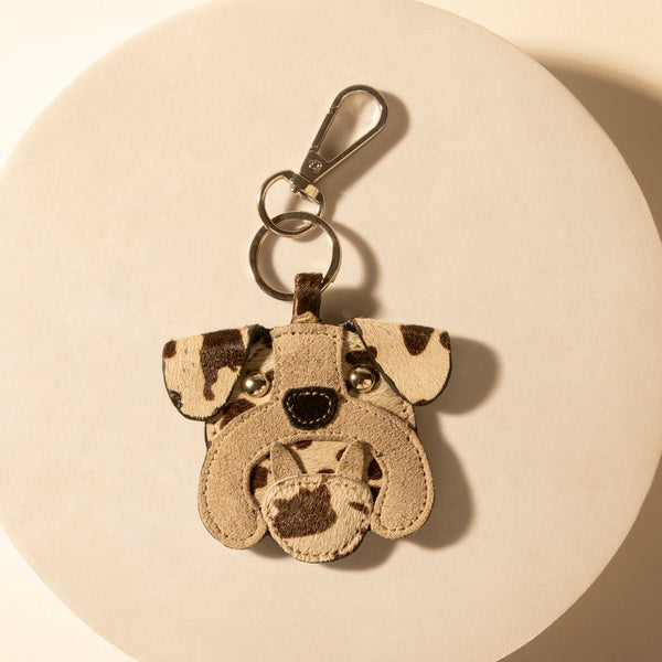 Myra Dustpaw Hide Keychain in Desert Hide Mix - Myra USA