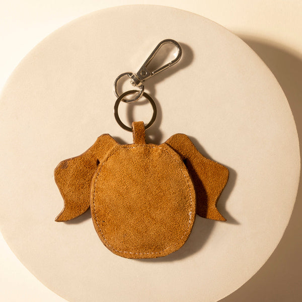 Myra Ranch Pup Charm Keychain in Rawhide Tan Mix - Myra USA
