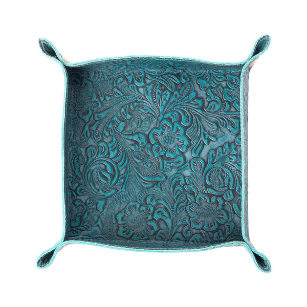 Myra Copperwind Leather Tray in Clay Horizon - Myra USA