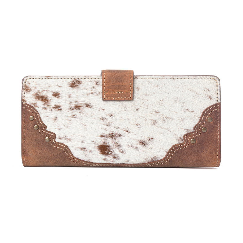 Myra Cedarbar Hairon Leather Women’s Wallet in Honey Drift - Myra USA