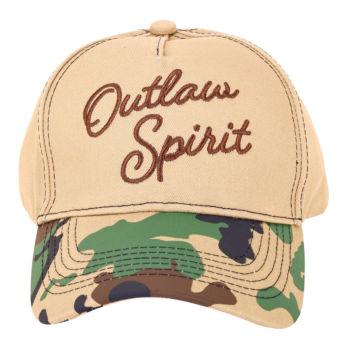 Myra Outlaw Spirit Panel Baseball Cap in Frontier Camo - Myra USA