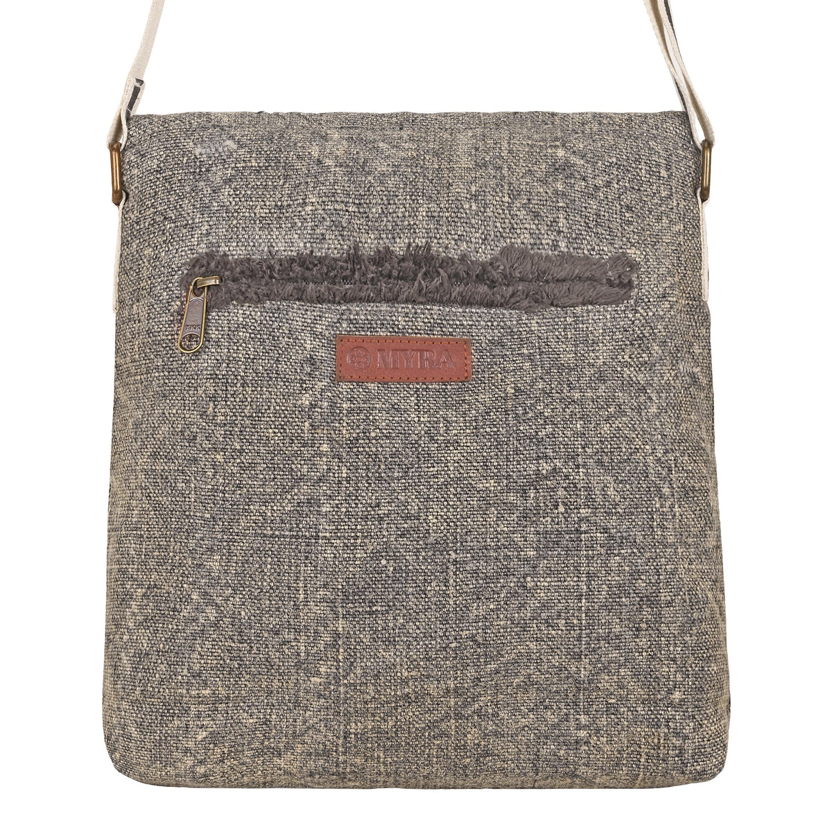 Myra Watergap Shoulder Bag for Women in sand grain with whipstitch - Myra USA