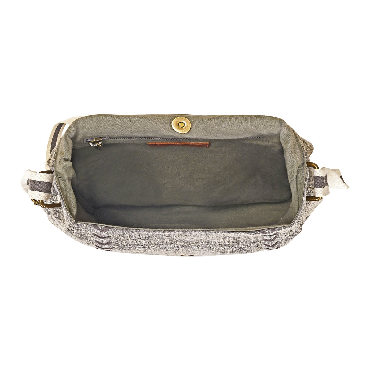 Myra Watergap Shoulder Bag for Women in sand grain with whipstitch - Myra USA