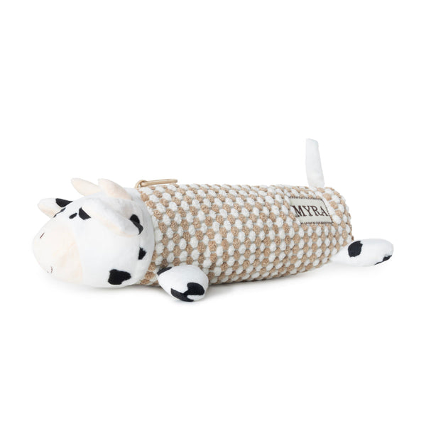 Cowbuddy Pencil Case in Brown and Creme - Myra USA
