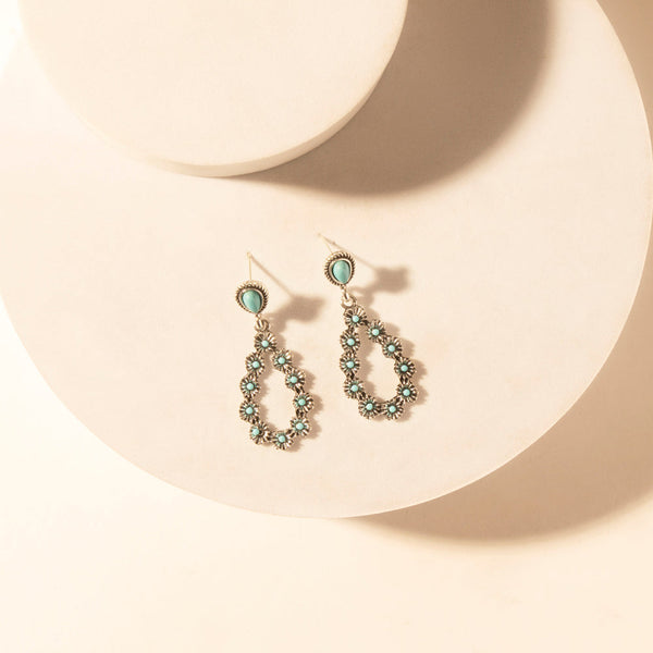 Bluebonnet Trail Teardrop Earrings for Women - Myra USA
