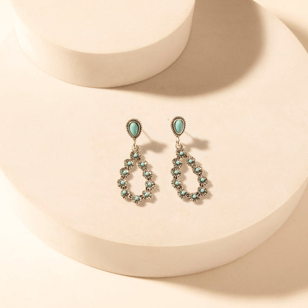 Bluebonnet Trail Teardrop Earrings for Women - Myra USA
