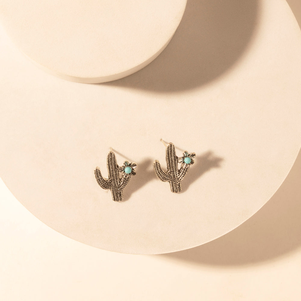 Sonoran Stud Set in with turquoise detail in premium style - Myra USA