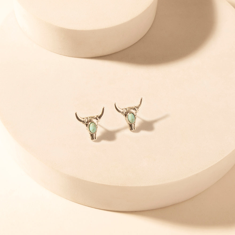 Sonoran Stud Set in with turquoise detail in premium style - Myra USA