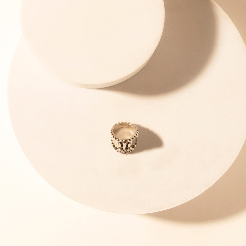 Cactus Country adjustable Ring for Women with engraved cactus detail for everyday western wear - Myra USA