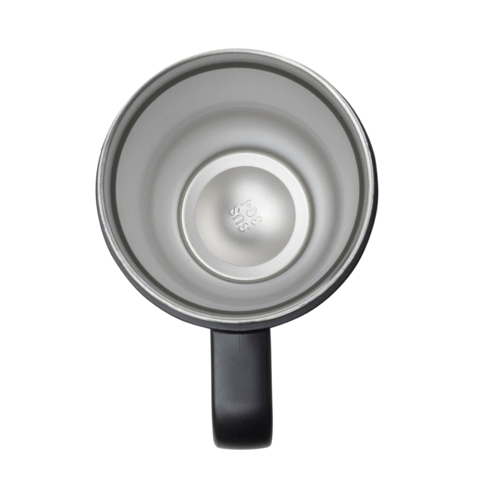 Westmark Tooled Western Tumbler in White Stainless Steel with Leather Wrap and Handle for Use - Myra USA