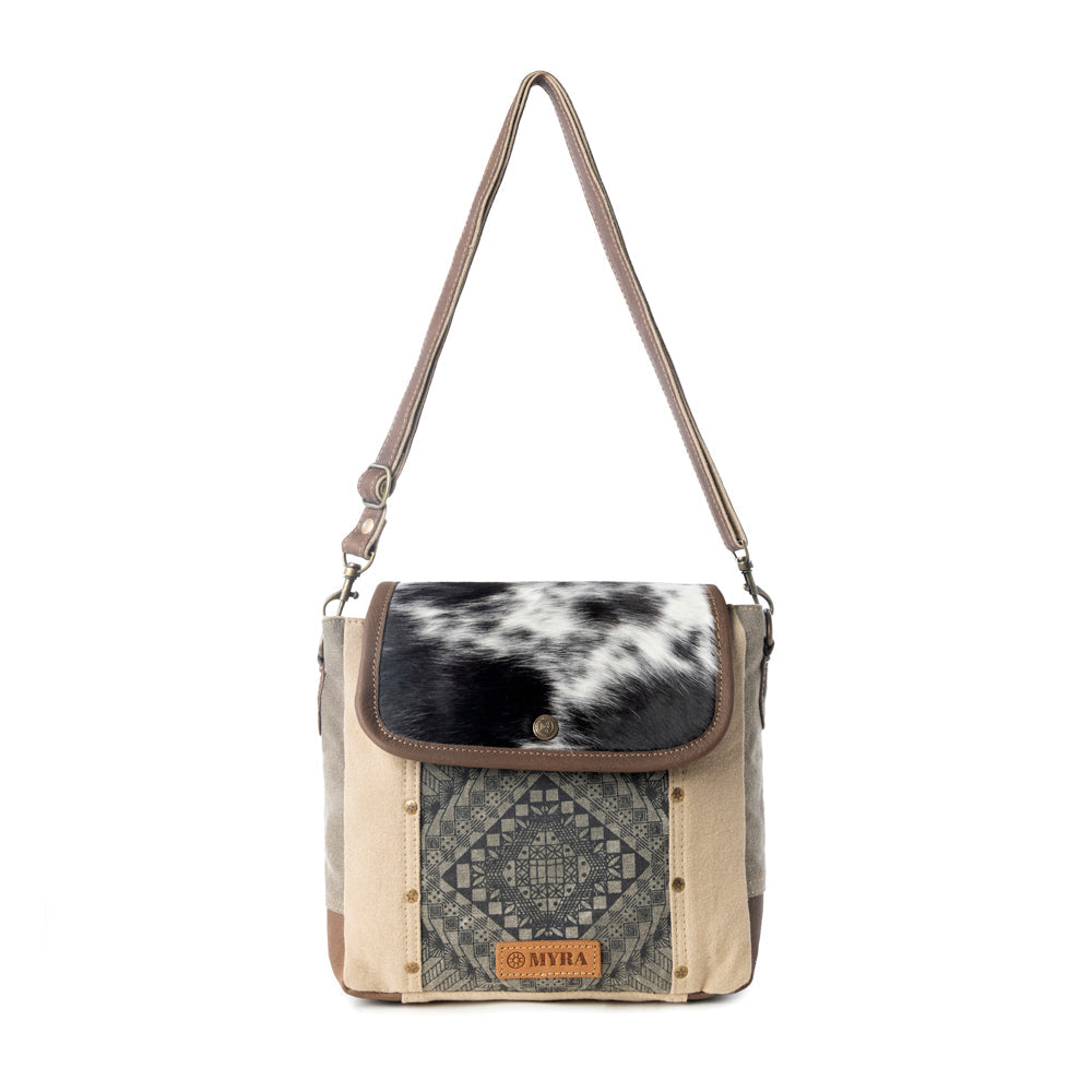 Sandstone Pony Western Shoulder Bag for Women in Khaki - Myra USA