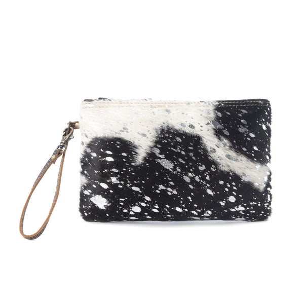 Stardust Pony Western Pouch for Women in black with foil hairon detail - Myra USA