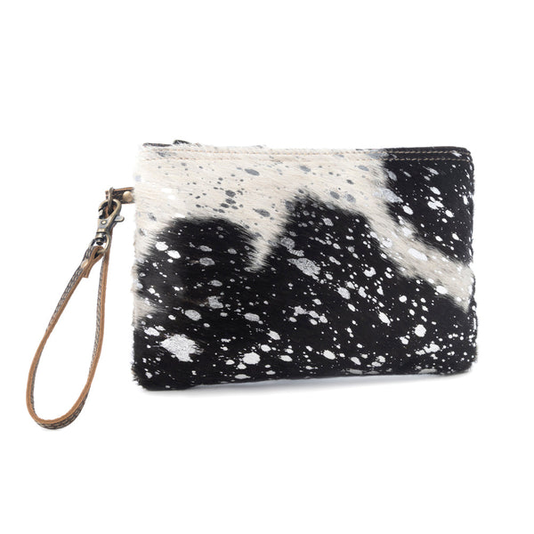 Stardust Pony Western Pouch for Women in black with foil hairon detail - Myra USA
