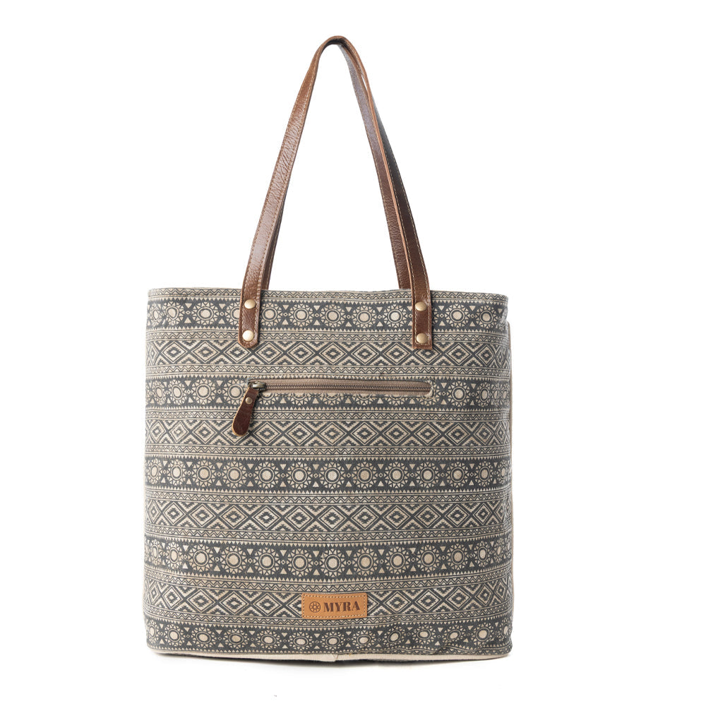Splithide Western Tote Bag for Women in olive with hairon detail - Myra USA